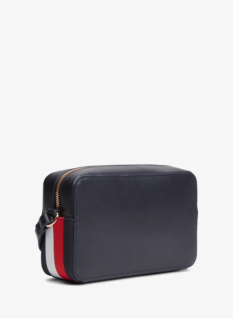 Tommy Hilfiger Space Blue TH Monogram Plaque Crossbody Bag for Women | Best Price UAE